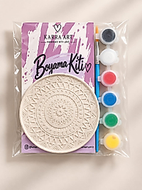 Mandala Bardak Altlığı Boyama Kiit