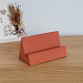 El Yapımı Beton Kartvizitlik – Kiremit Renk