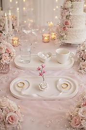 Beton Söz Nişan Tepsisi Seti