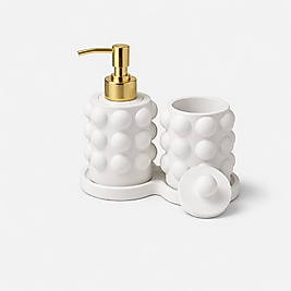 Beton Buble Sıvı Sabunluk Set