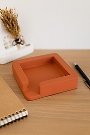 Kiremit Beton Bloknotluk – Masaüstü Ofis Aksesuarı