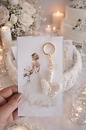 Nişan Söz Düğün Hediyeliği Kelebek