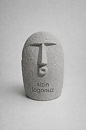 Kişiye Özel Beton Promosyon Saksı – Logo Baskılı Dekoratif Masaüstü Saksı