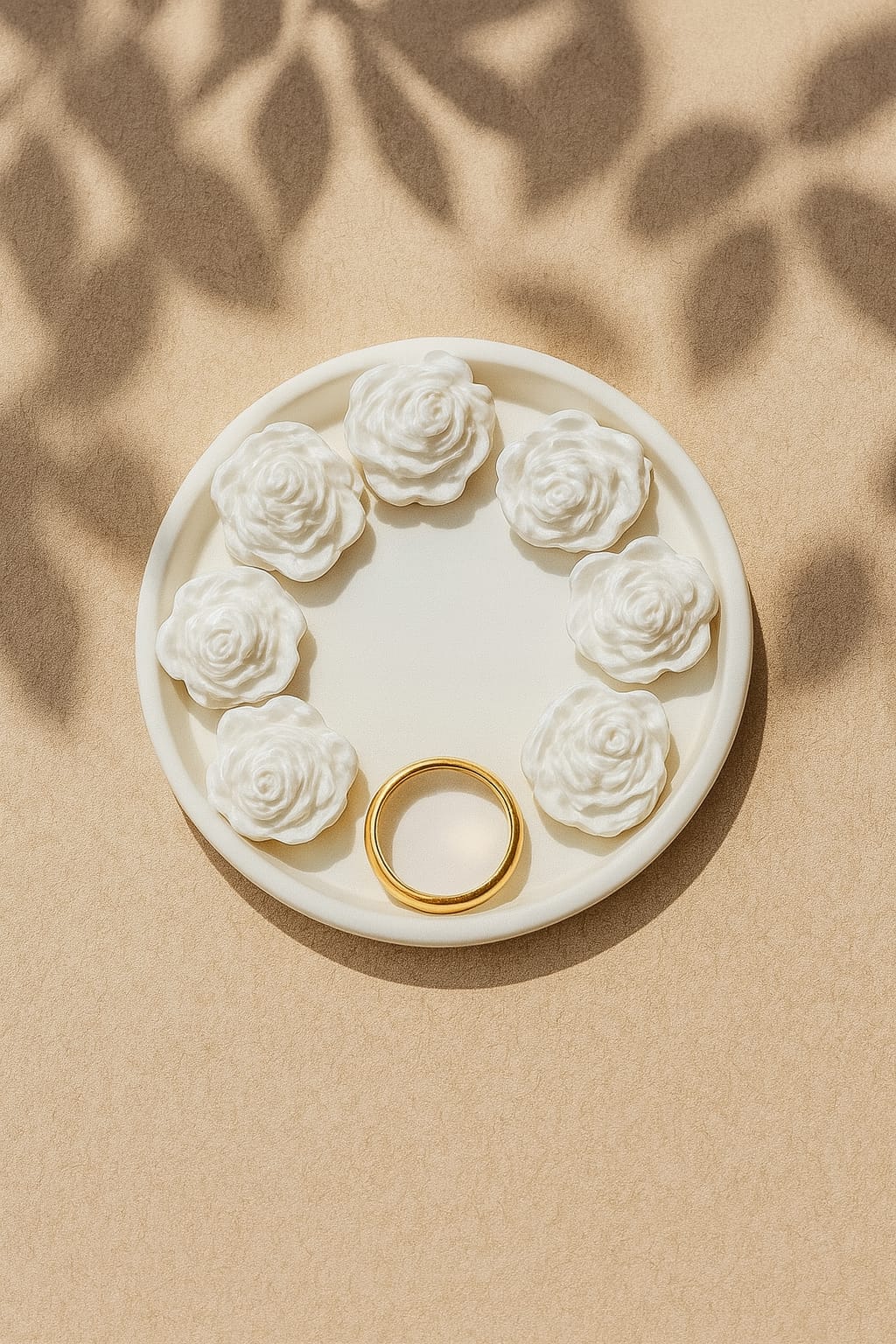 Çiçekli Yüzük Standı 2 Li