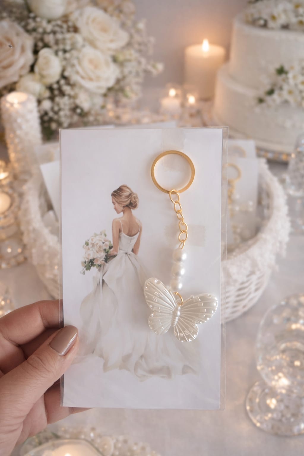 Nişan Söz Düğün Hediyeliği Kelebek