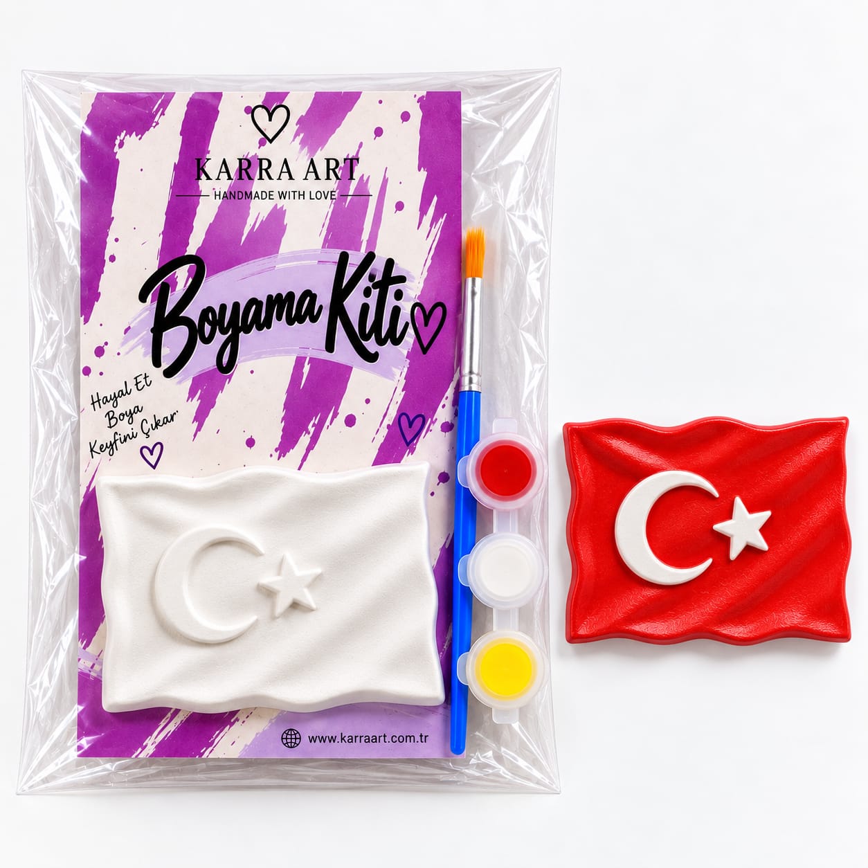 Türk Bayrağı Boyama Kiti Toptan